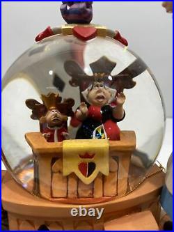 Disney Alice in Wonderland 50th Anniversary Snow Globe