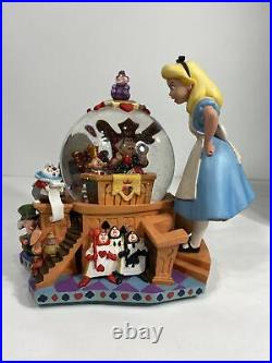 Disney Alice in Wonderland 50th Anniversary Snow Globe