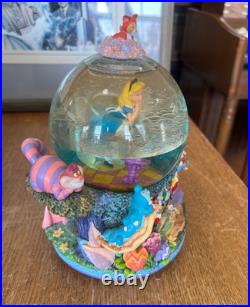 Disney Alice in Wonderland Drink Me All in the Golden Afternoon Music Snow Globe Disney Alice in Wonderland Drink Me All in the Golden Afternoon Music Snow Globe