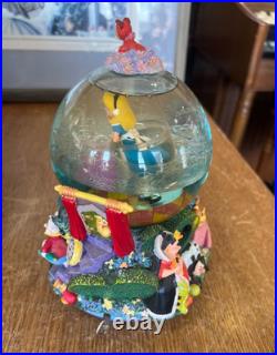 Disney Alice in Wonderland Drink Me All in the Golden Afternoon Music Snow Globe Disney Alice in Wonderland Drink Me All in the Golden Afternoon Music Snow Globe