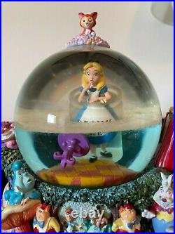 Disney Alice in Wonderland Drink Me Snow Globe All in the Golden Afternoon