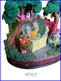 Disney Alice in Wonderland Mad Tea Party The Unbirthday Song Snowglobe READ