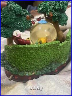 Disney Alice in Wonderland Snow Globe Mad Hatter's Tea Party Used