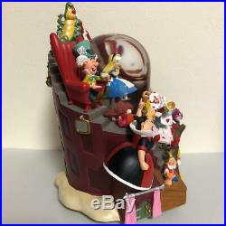 Disney Alice in Wonderland Snow Gloves Snow Dome Music Box