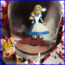 Disney Alice in Wonderland Snow Gloves Snow Dome Music Box