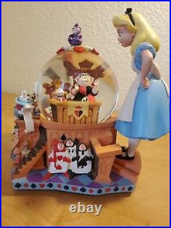 Disney Alice in Wonderland Snow globe Anniversary