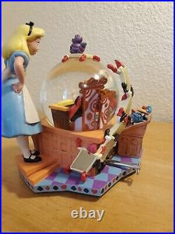 Disney Alice in Wonderland Snow globe Anniversary