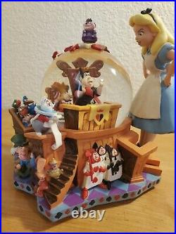 Disney Alice in Wonderland Snow globe Anniversary