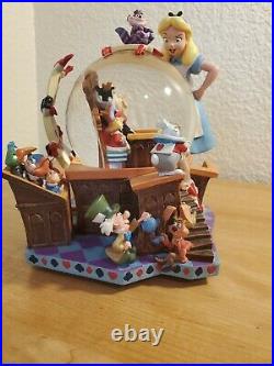 Disney Alice in Wonderland Snow globe Anniversary