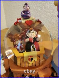 Disney Alice in Wonderland Snow globe Anniversary