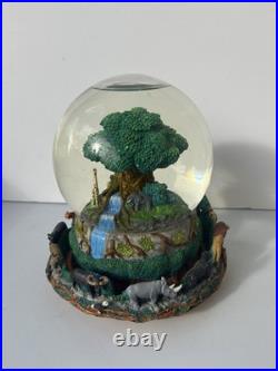 Disney Animal Kingdom Tree Of Life Musical Snow Globe Works Small Scuff Mark