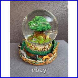 Disney Animal Kingdom Tree of Life Musical Snow Globe Circle of Life Safari Rare