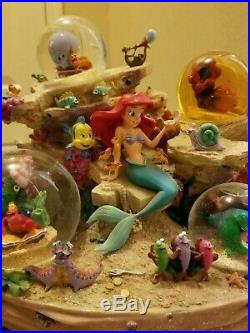 Disney Ariel The Little Mermaid Snowglobe Musical Snow Globe Under The Sea