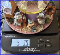 Disney Aristocats 1998 Musical Snow Globe Everyone Wants To Be A Cat Japan FLAWS
