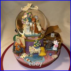 Disney Aristocats Marie Snow Globe Music Box Everybody Wants to Be a Cat