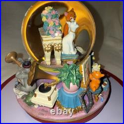 Disney Aristocats Marie Snow Globe Music Box Everybody Wants to Be a Cat