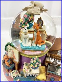 Disney Aristocats Marie Snow Globe Music Box Everybody Wants to Be a Cat JAPAN