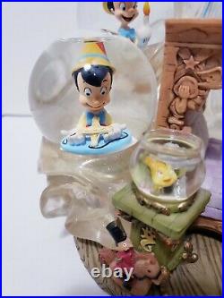 Disney Auctions Exclusive Pinocchio Blue Fairy Multi Ball Snowglobe LE 500