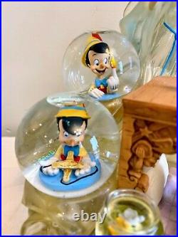 Disney Auctions Exclusive Pinocchio Blue Fairy Multi Snow Globe only 500 made