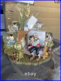 Disney Auctions Exclusive Pinocchio Blue Fairy Multiglobe Snowglobe LE 500