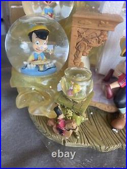 Disney Auctions Exclusive Pinocchio Blue Fairy Multiglobe Snowglobe LE 500