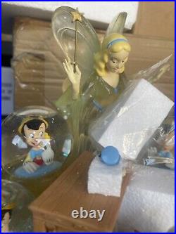 Disney Auctions Exclusive Pinocchio Blue Fairy Multiglobe Snowglobe LE 500