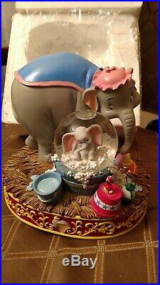 Disney Auctions Mrs. Jumbo Dumbo Bath Snowglobe in Original Box LE 350