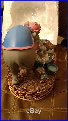 Disney Auctions Mrs. Jumbo Dumbo Bath Snowglobe in Original Box LE 350
