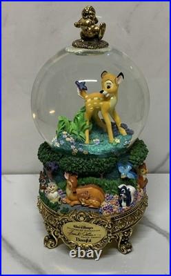 Disney Bambi Musical Snow Globe Masters Of Animation Frank Thomas READ DETAILS