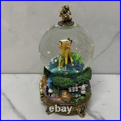 Disney Bambi Musical Snow Globe Masters Of Animation Frank Thomas READ DETAILS