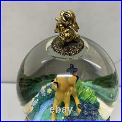 Disney Bambi Musical Snow Globe Masters Of Animation Frank Thomas READ DETAILS