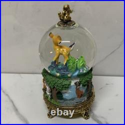 Disney Bambi Musical Snow Globe Masters Of Animation Frank Thomas READ DETAILS