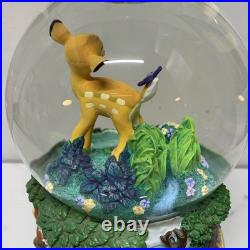 Disney Bambi Musical Snow Globe Masters Of Animation Frank Thomas READ DETAILS