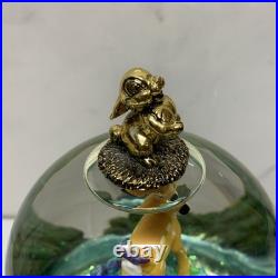 Disney Bambi Musical Snow Globe Masters Of Animation Frank Thomas READ DETAILS