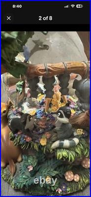 Disney Bambi, Vintage Snow Globe, Bambi, And Flower Kiss Inside