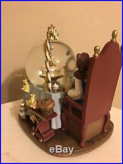 Disney Be Our Guest, Beauty And The Beast Snowglobe RARE