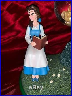 Disney Beauty And The Beast Belle Hanging Snow Globe Ornament HTF
