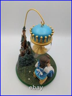 Disney Beauty And The Beast Belle Hanging Snow Globe RARE Ornament Figurine