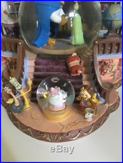 Disney Beauty And The Beast Library Snow Globe