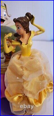 Disney Beauty & Beast Belle Wardrobe Musical Snow Globe Hard to Find