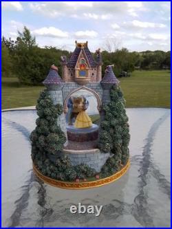 Disney Beauty & The Beast Multi-Princess Musical Dancing Castle Snow Globe