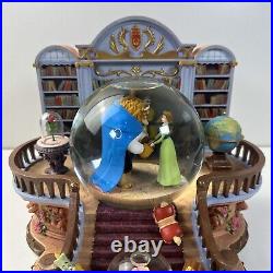 Disney Beauty & The Beast There's Something There Musical Blower Snowglobe