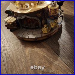 Disney Beauty and The Beast Music Snow Globe Fireplace Working Disney Beauty and The Beast Music Snow Globe Fireplace Working