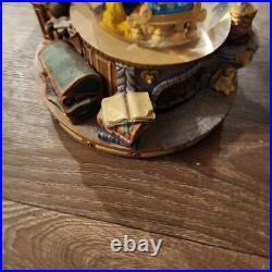 Disney Beauty and The Beast Music Snow Globe Fireplace Working Disney Beauty and The Beast Music Snow Globe Fireplace Working