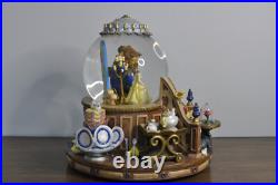 Disney Beauty and The Beast Music Snow Globe Fireplace Working Lights Mint withBox Disney Beauty and The Beast Music Snow Globe Fireplace Working Lights Mint withBox