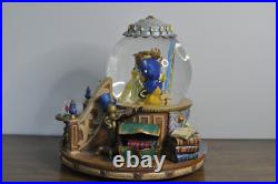Disney Beauty and The Beast Music Snow Globe Fireplace Working Lights Mint withBox Disney Beauty and The Beast Music Snow Globe Fireplace Working Lights Mint withBox