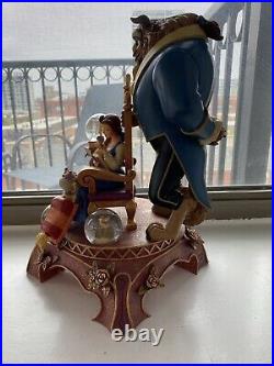 Disney Beauty and the Beast 10th Year Anniversary Snowglobe