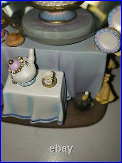 Disney Beauty and the Beast Be Our Guest Snowglobe