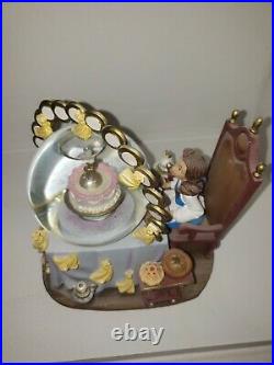 Disney Beauty and the Beast Be Our Guest Snowglobe