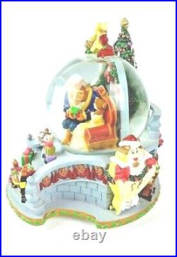 Disney Beauty and the Beast Enchanted Christmas Snow Globe